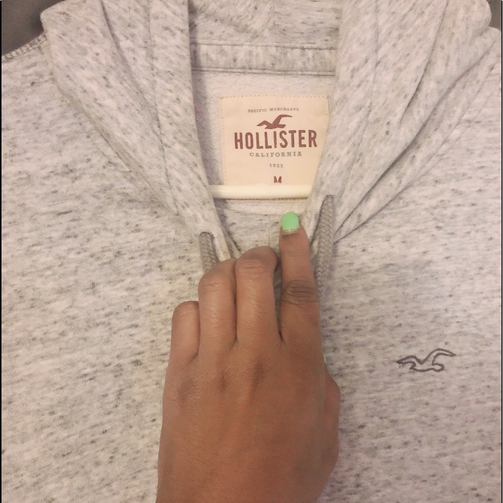 Athletic Gray Hollister Hoodie